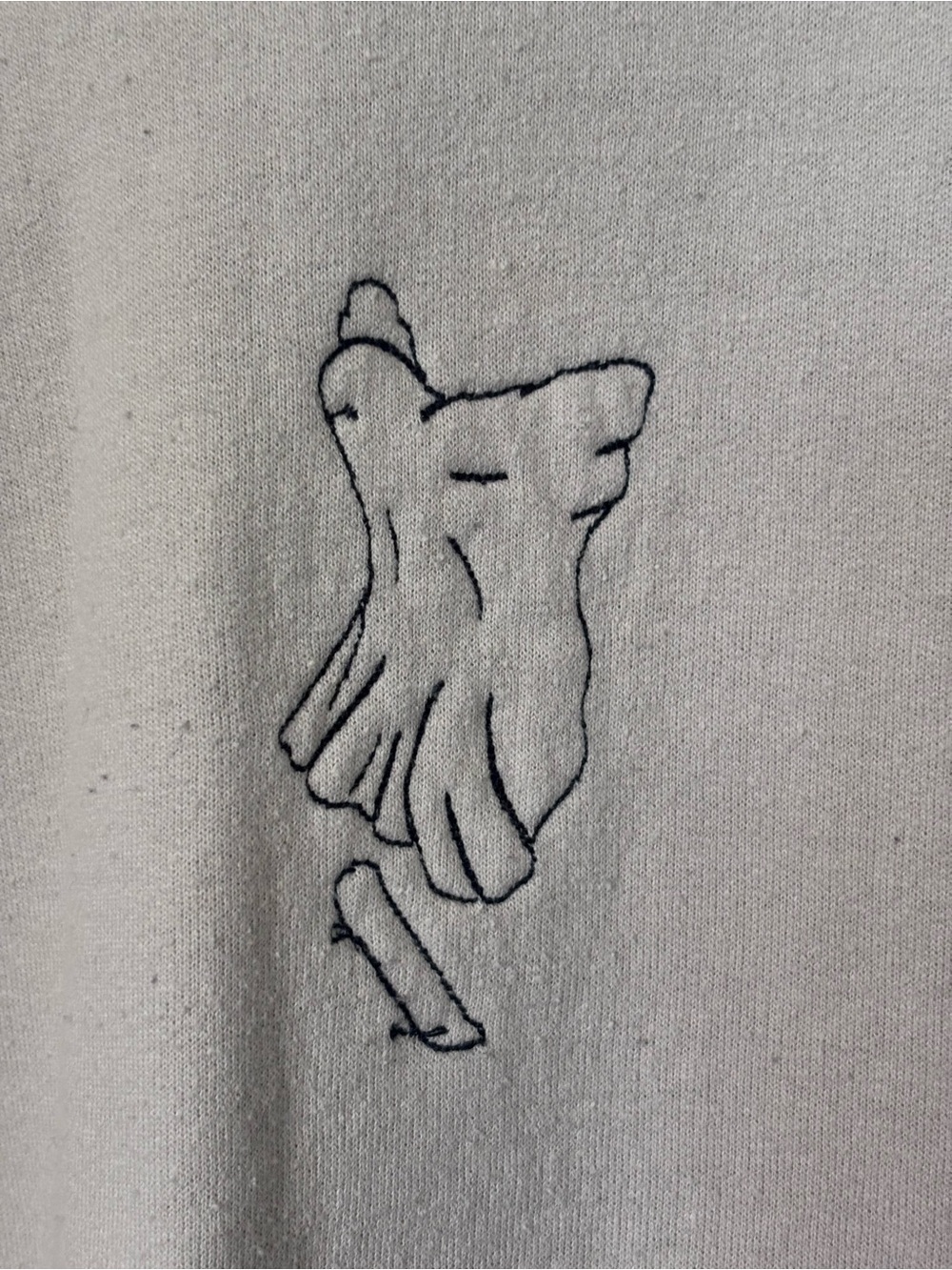 Ghost Kick-Flip/Skateboarding Hoodie